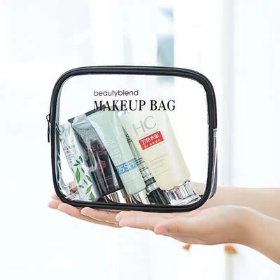 旅行用トイレ用品と美容用品のための中型透明袋