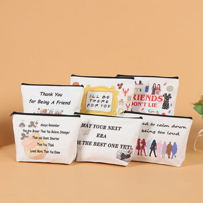 プリント ザイパー 贅沢 綿 小型 キャンバス バッグ ファッション スタイル 旅行 化粧品 バッグ