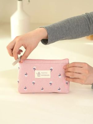 女性用 パーソナライズ可能なポータブル コスメティック バッグ