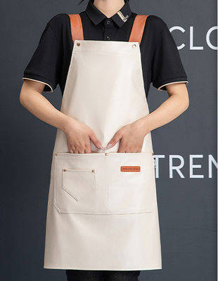 カスタム ロゴ レザー 防水 シェフ エプロン カフェ レストラン ワーク キッチン アイテム タイプ