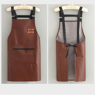 環境に優しい革素材 日常生活用 多機能キッチン革アプロン 制服