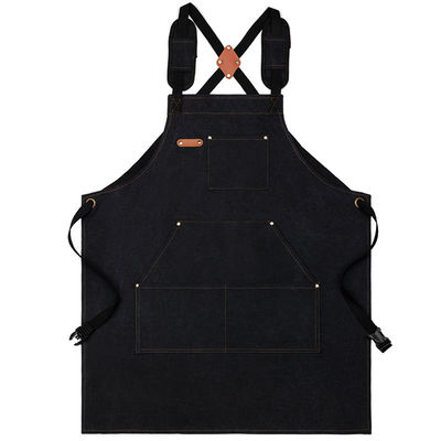 ウェイト スタッフ 制服 防水 シェフ フロント カフェ レストラン キッチン 綿のキャンバス