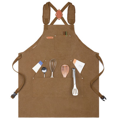 ウェイト スタッフ 制服 防水 シェフ フロント カフェ レストラン キッチン 綿のキャンバス