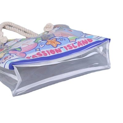 女性用 ビーチ トートプールバッグ レディース用 巨大ジム トート PVCハンドバッグ