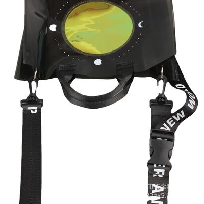 ファッショナブルで明確なショッピングニーズのためにカスタマイズされたカラーPVCトートバッグ