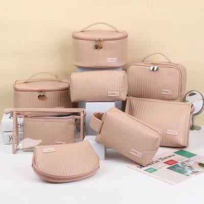 日常旅行用化粧袋 トイレット用品と化粧品用のカスタム革化粧袋
