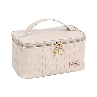 日常旅行用化粧袋 トイレット用品と化粧品用のカスタム革化粧袋