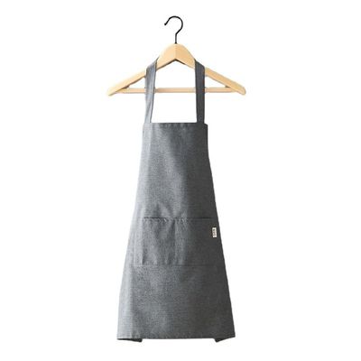 純黒綿ポリエステルの料理やガーデニングのための最新ファッションのアプロン