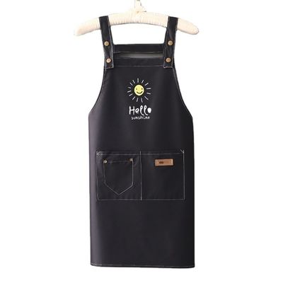 受け入れられるカスタムロゴ プリント ポリエステルシェフアプロン キッチン 工芸 料理 レストラン