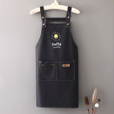 受け入れられるカスタムロゴ プリント ポリエステルシェフアプロン キッチン 工芸 料理 レストラン