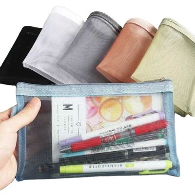 日常 学校 生活 カスタム メッシュ バッグ メイクアップ バッグ 化粧品 旅行 オーガナイザー 収納 バッグ