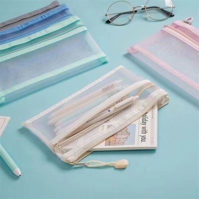 日常 学校 生活 カスタム メッシュ バッグ メイクアップ バッグ 化粧品 旅行 オーガナイザー 収納 バッグ