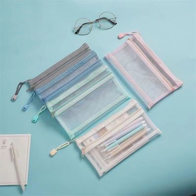 日常 学校 生活 カスタム メッシュ バッグ メイクアップ バッグ 化粧品 旅行 オーガナイザー 収納 バッグ