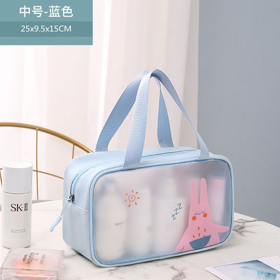 3pcs 透明な化粧品バッグ パーソナライズ 旅行バッグ 文字パターンタイプ