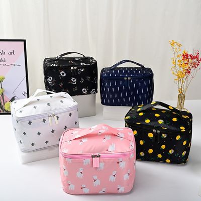 プロメイクボックス  Zipper 閉塞 ファッションスタイル カスタム化粧品ボックス