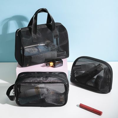 ナイロン メッシュ 化粧品 バッグ ザイパー バッグ 女性用の究極のナイロン バッグ