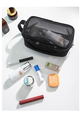 ナイロン メッシュ 化粧品 バッグ ザイパー バッグ 女性用の究極のナイロン バッグ