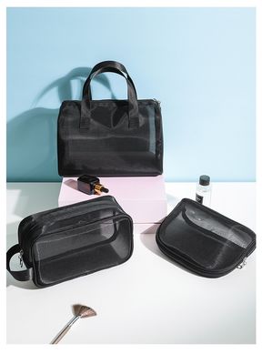 ナイロン メッシュ 化粧品 バッグ ザイパー バッグ 女性用の究極のナイロン バッグ