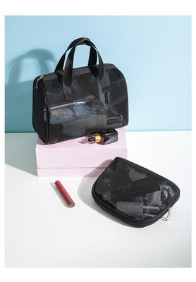 ナイロン メッシュ 化粧品 バッグ ザイパー バッグ 女性用の究極のナイロン バッグ