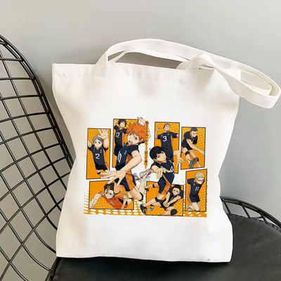 化粧品の買い物用の小さなワックスキャンバストートバッグ デザインはカスタマイズ可能で多様性があります