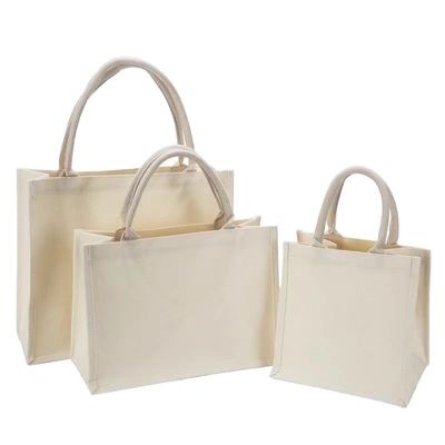 カスタムロゴ プリント プレゼントや環境にやさしい広告用の再利用可能なキャンバストートバッグ