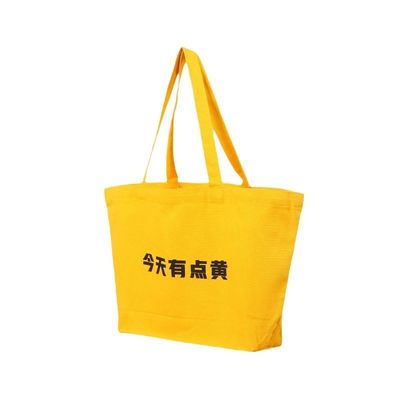 女性 ファッショナブル キャンバス トート オーダーメイド ロゴとカスタマイズされた色のショッピングバッグ