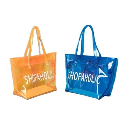 豪華 防水 透明 女性用 化粧品 ハンドバッグ カスタム メイク ポーチ トート バッグ ロゴ付き