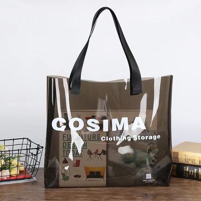 化粧品 コンビニ 最新 流行 オーダーメイド エコ 大型 防水 透明 買い物 ハンドバッグ