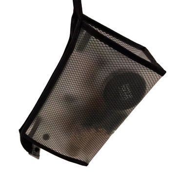 手持ち式 防水 透明ナイロン メッシュ オーダーメイド ロゴ 大型化粧品 バッグ