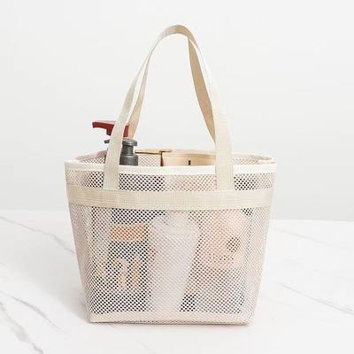 オーダーメイド ロゴ メッシュ トイレットリー バッグ エコ ショッピング バッグ ジッパー付き 小ナイロン メッシュ バッグ