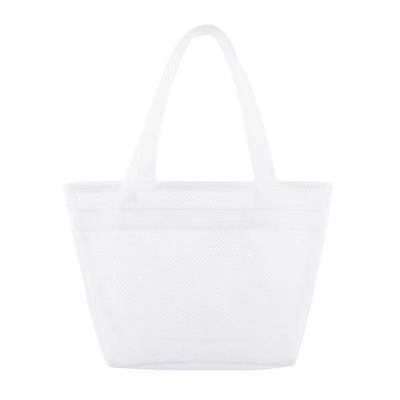 オーダーメイド ロゴ メッシュ トイレットリー バッグ エコ ショッピング バッグ ジッパー付き 小ナイロン メッシュ バッグ