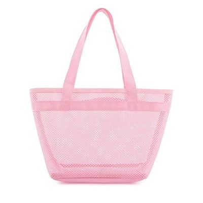 オーダーメイド ロゴ メッシュ トイレットリー バッグ エコ ショッピング バッグ ジッパー付き 小ナイロン メッシュ バッグ