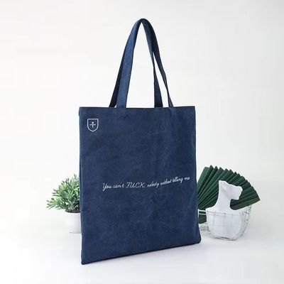 日々の学校生活 オーガニック 買い物 トートバッグ カスタムロゴの綿のキャンバスバッグ