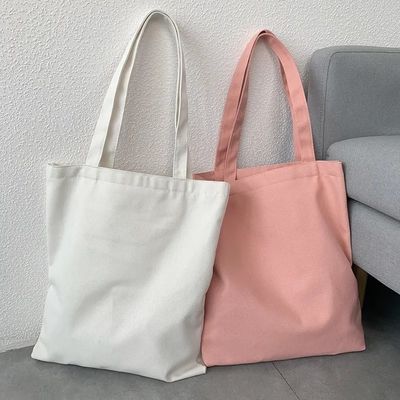 12オンス オリジナル 綿キャンバス シンプル トートバッグ オーダーメイド ロゴ エコフレンドリー トートバッグ
