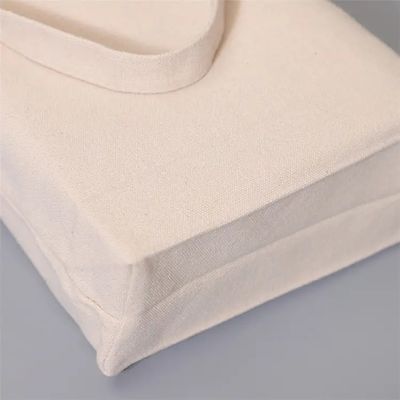 オーダーメイドデザイン 天然色 100% 綿 キャンバス トートバッグ ザイパー付き エコショッピング