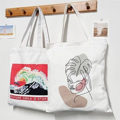 女性 の 日常 学校 生活 の ため に オーダーメイド で 環境 に 優しい キャンバス トート バッグ