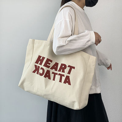 2022 ファッション カスタム 女性 キャンバス トートバッグ ショッピング用 環境に優しい素材