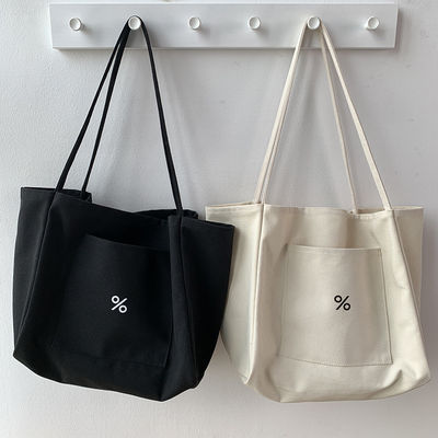 カスタマイズされたカラー エコキャンバス トートバッグ 女性用 大容量とOEM/ODM 受け入れられる
