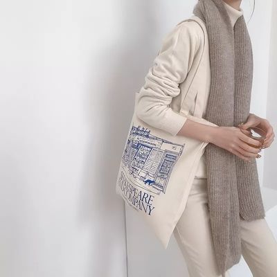最新のファッションスタイルのポケット 内側 トートショルダーバッグ カスタム印刷