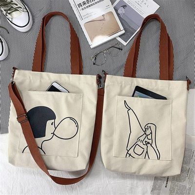 OEM/ODM 受け入れられる コットンキャンバス トート ショッピング バッグ