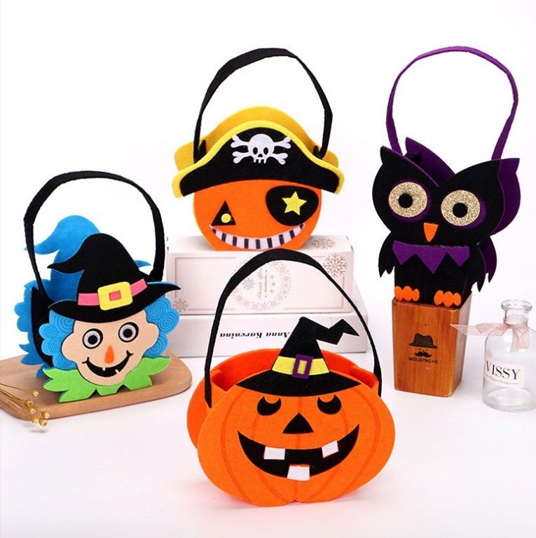 ハロウィーン ノンウェブトートバッグ 幽霊の南瓜毛布装飾用道具