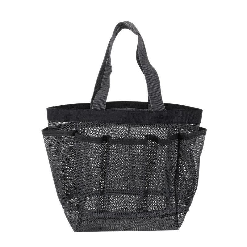 メッシュ ビーチ トート バッグ 女性の化粧品と水着 貯蔵 夏休み