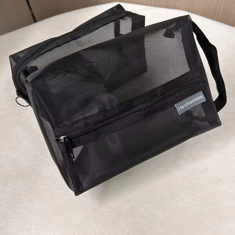 最新 メッシュコスメティックバッグ 女子用 プロフェッショナル 旅行用 収納 OEM/ODM受付