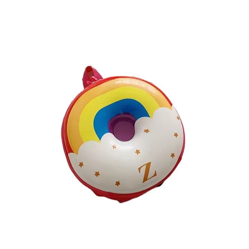 新品 可愛いブックバッグ 2024 カートンバック ドーナツ ゴムシェル 学校バッグ 日常生活