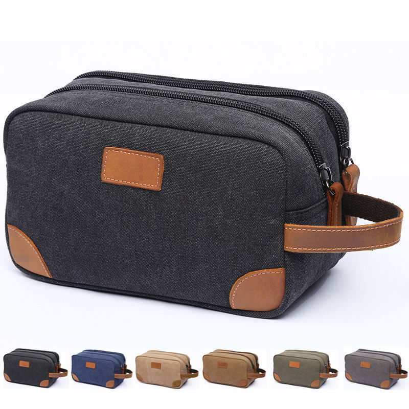 キャンバス トイレットリー バッグ 男性 オーダーメイド 胡子 整形 剃り ドップ キット 旅行 化粧品