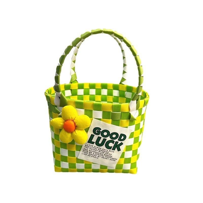 カラフル キッズ ミニ ショッピング 収納 玩具 バスケット 折りたたみ 携帯 パーソナル ハンドバッグ