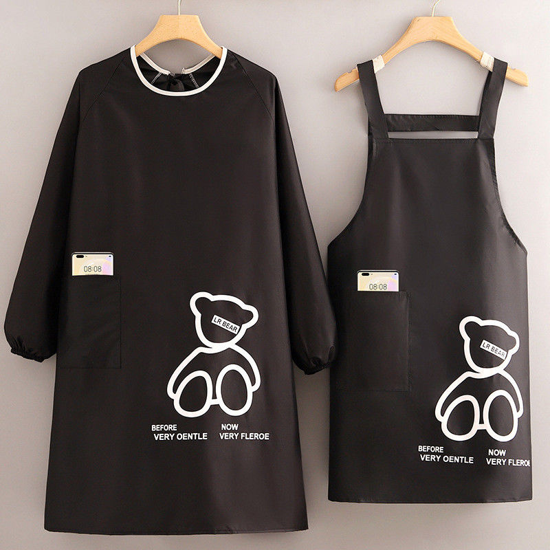 カスタムプリント キッチン キッチンアプロン シェフ用 洗練された防水綿ポリエステル アプロン ロゴセット