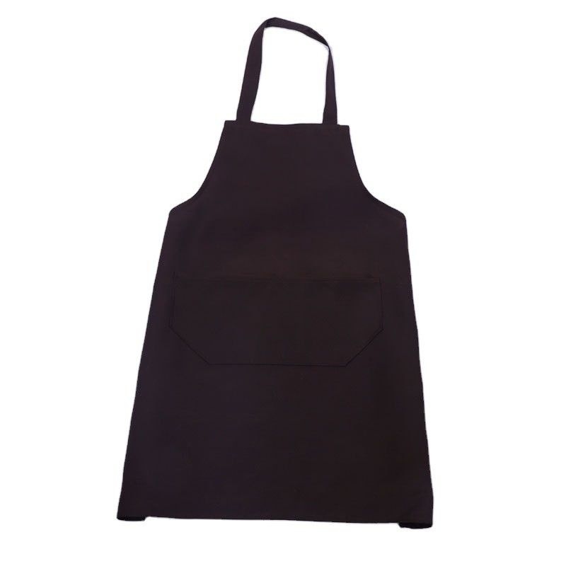 黒綿ポリエステル 防水 キッチンアプロン 日常用 制服型 ウェイトスタッフ