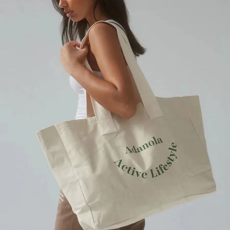 オーバーサイズ 大きい 女性 週末パーティ 綿 キャンバス ビーチ ギフト ショッピング トートバッグ