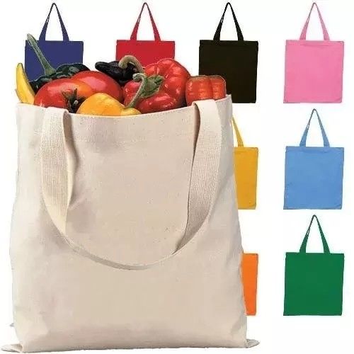 再利用可能なキャンバス トートバッグ 持続可能で環境に優しいブランドのためのカスタムプレゼント